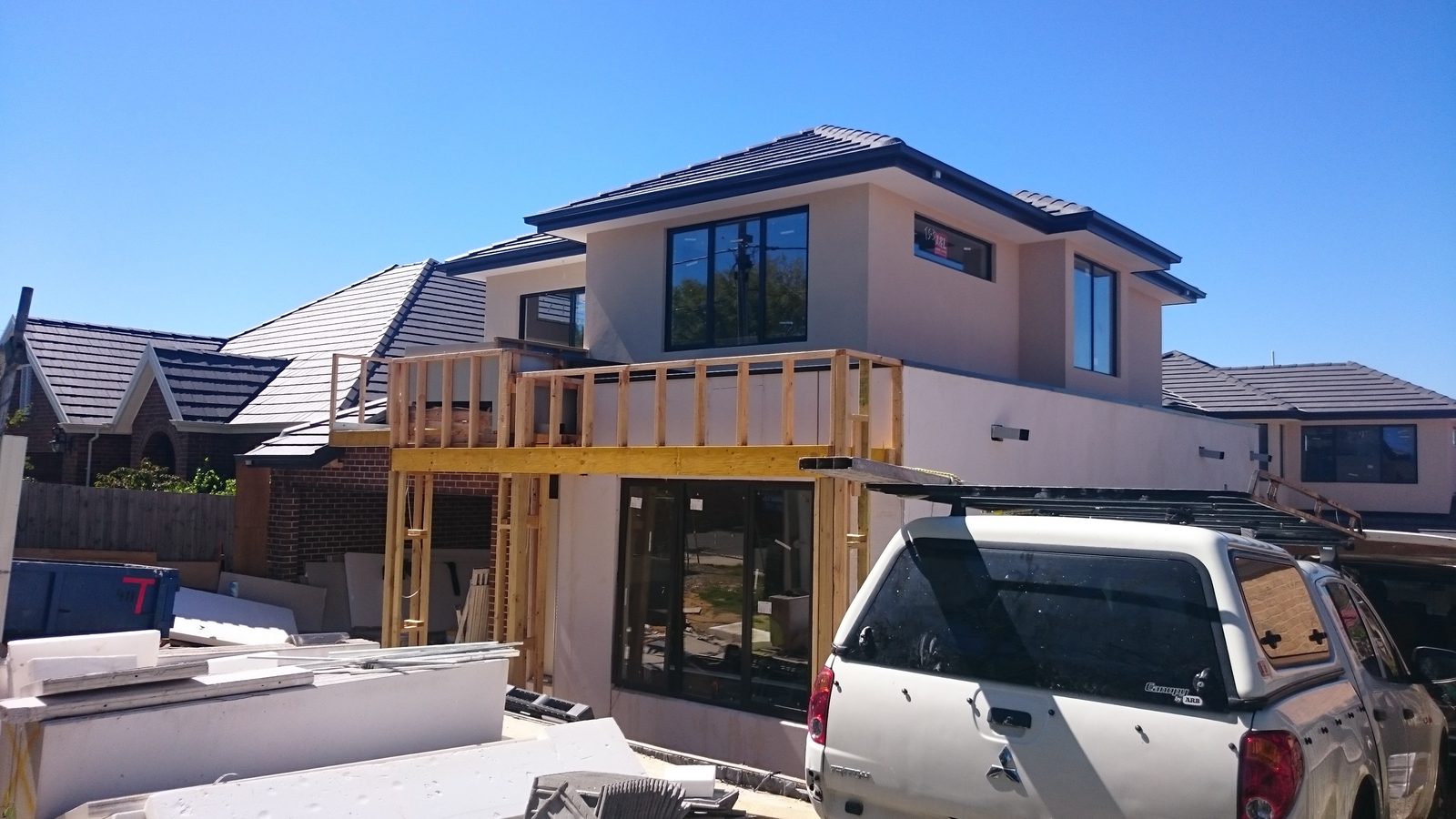 Lyndoch Street, Box Hill South: Progress photograph, 2016