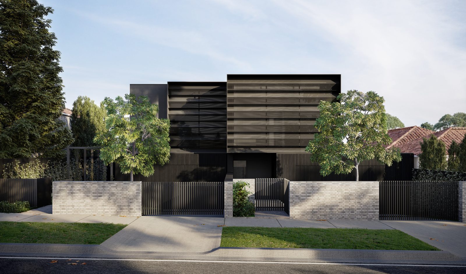Marriage Road, Brighton East: Hero render, street frontage