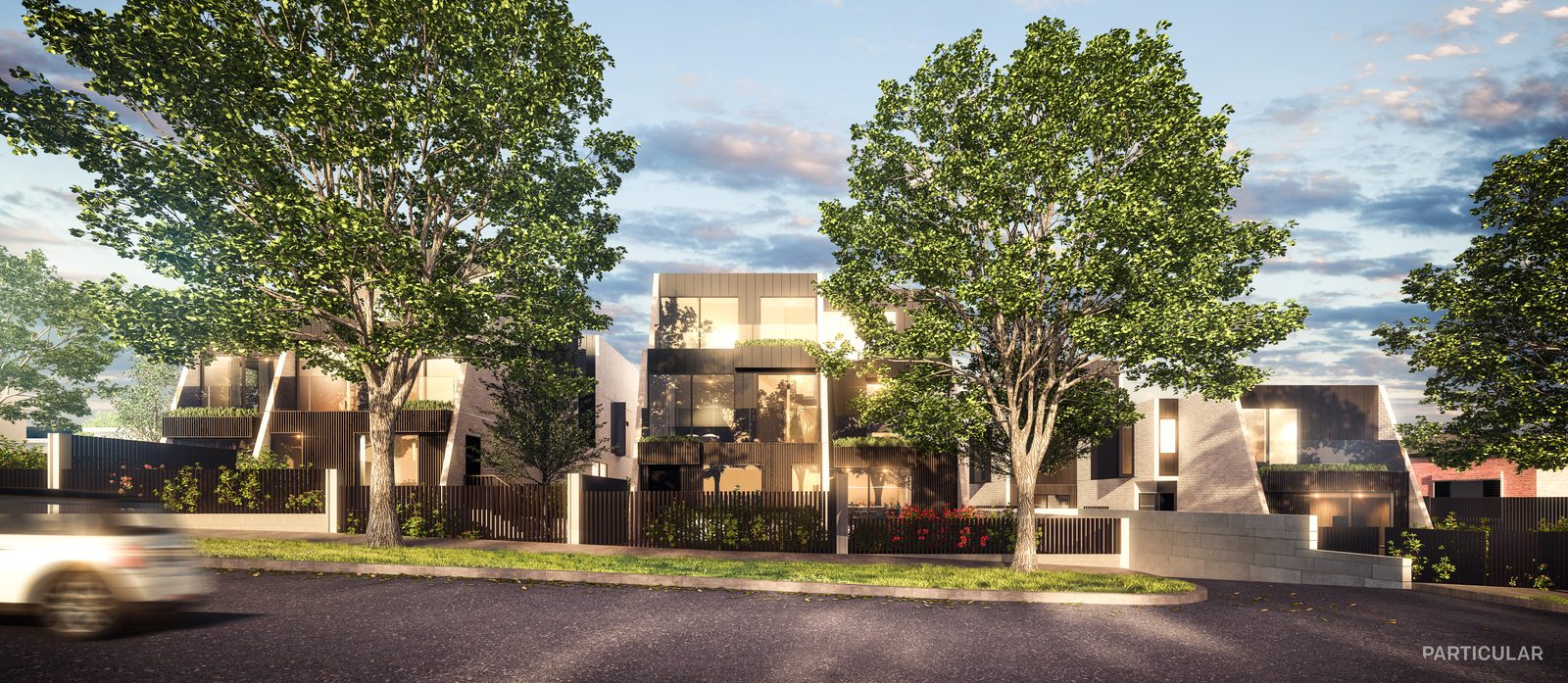 Winton Street, Burwood: Marketing render, Winton Street frontage